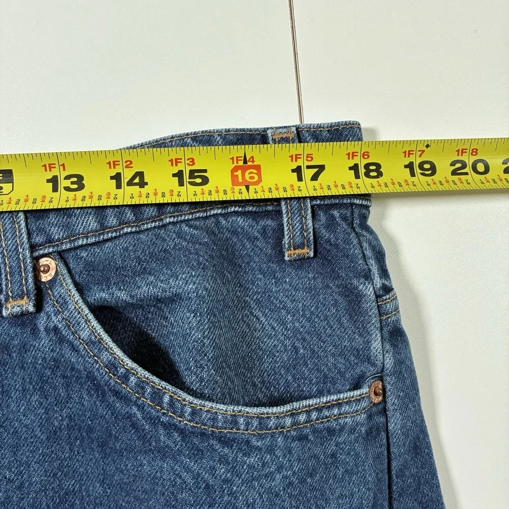 Vintage Levi's Orange Tab‎ 505 Jeans 36x30 Blue Distressed Denim 90s (Tag 38x30)